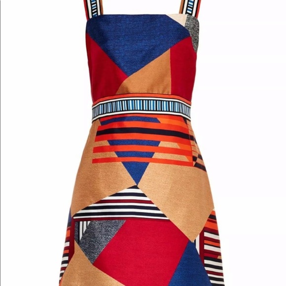DVF JAKARTA SILK DRESS SIZE 8 - Picture 8 of 12